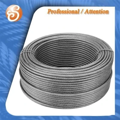 60# Carbon -Stahl -Drahtseile mit PVC -Beschichtung für schwere Belastungen
